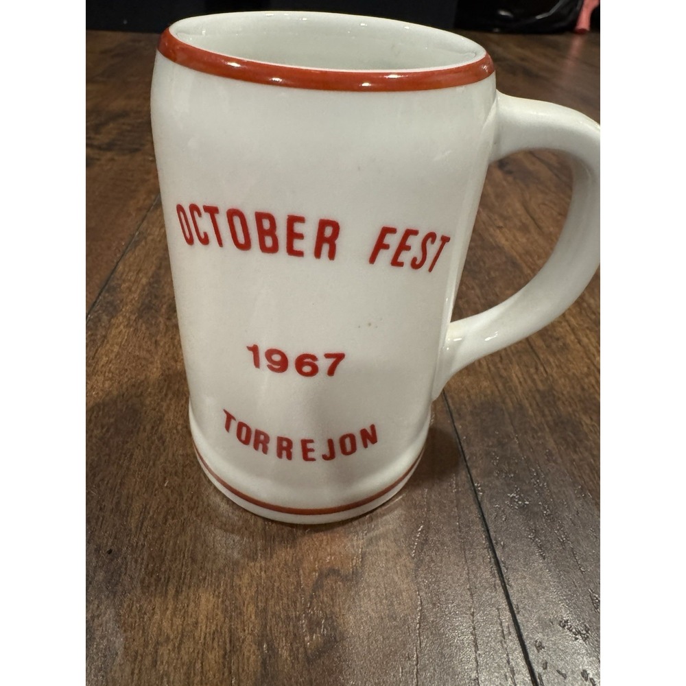 Vintage Octoberfest 1967 Torrejon Spain Stoneware‎ Beer Mug